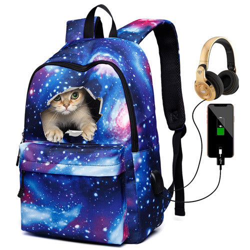 Cat-Themed Adventure Backpack Stornfield