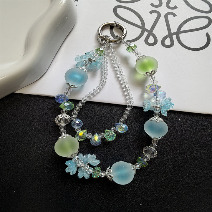 Floral Charm Beaded Keychain Stornfield