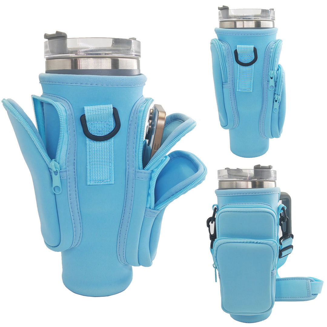 Unisex Portable Drink Container with Multifunctional Compartments Stornfield