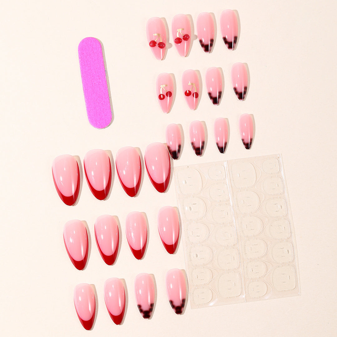 Trendy French Tip Nail Art Set Stornfield