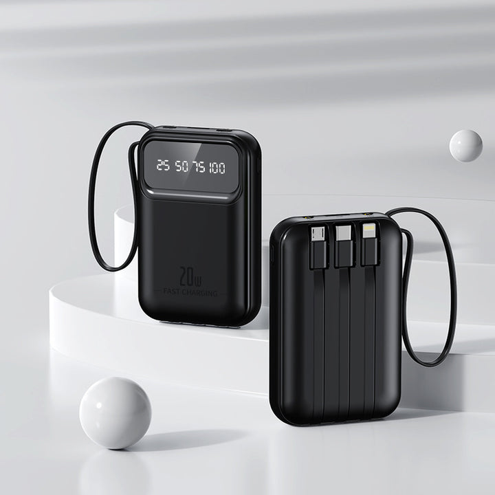 Compact power bank with integrated fast charging ports Stornfield