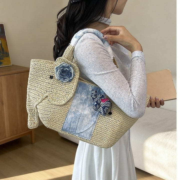 Playful straw bag Stornfield