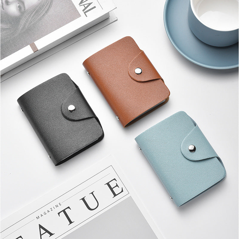 Compact Leather Cardholder Wallet Stornfield