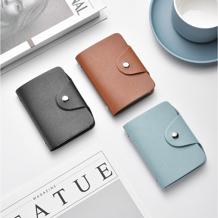 Compact Leather Cardholder Wallet Stornfield
