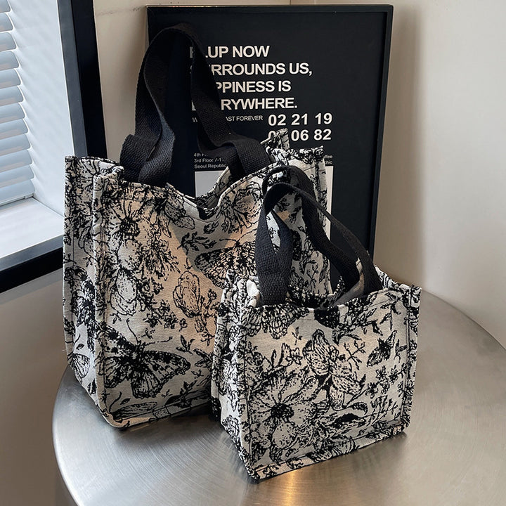 Floral Decorative Tote Bag