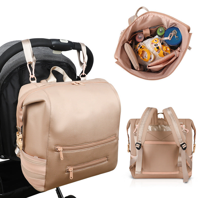 Multi-Functional Diaper Backpack with Insulated Bottle Holder Stornfield