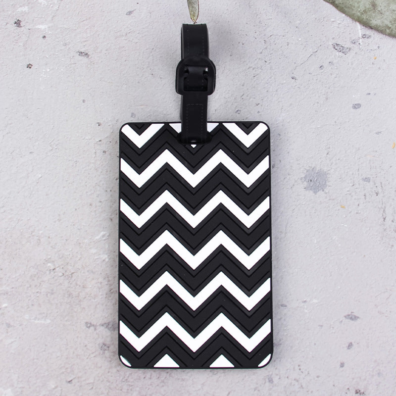 Stylish Chevron Pattern Luggage Tag Stornfield