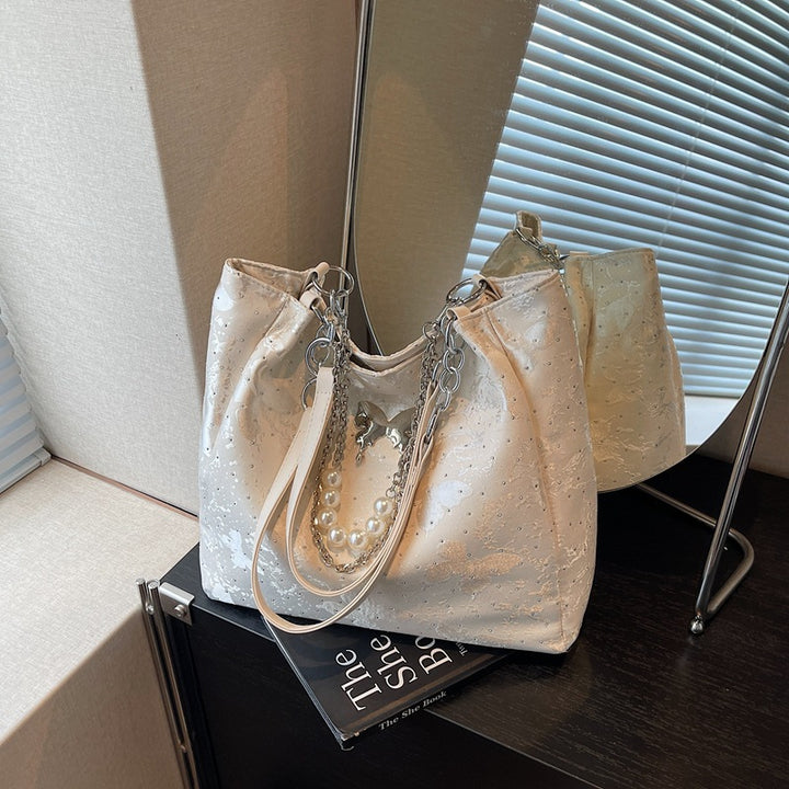 Elegant Pearl-Detail Handbag Stornfield