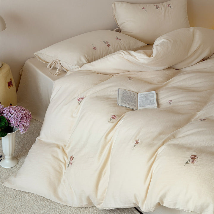 Floral Embroidered Duvet Cover Set Stornfield