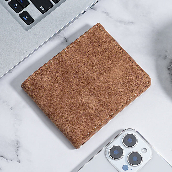 Slim Minimalist Leather Wallet