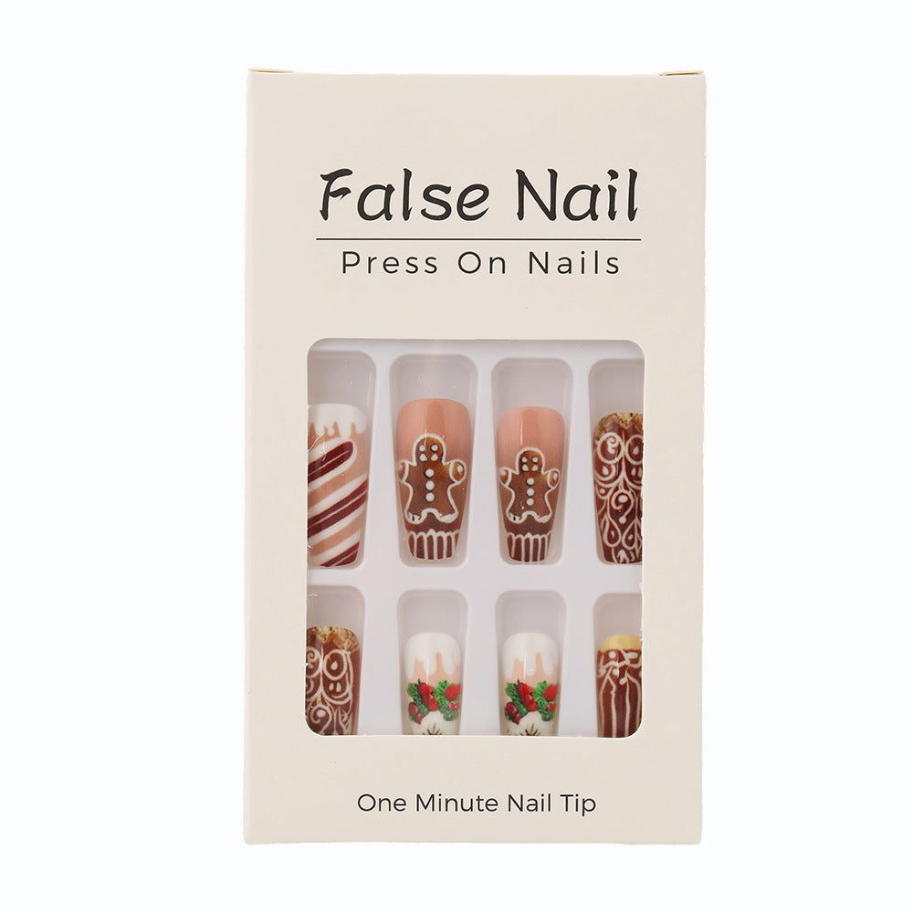 Artificial nails with Christmas design Stornfield