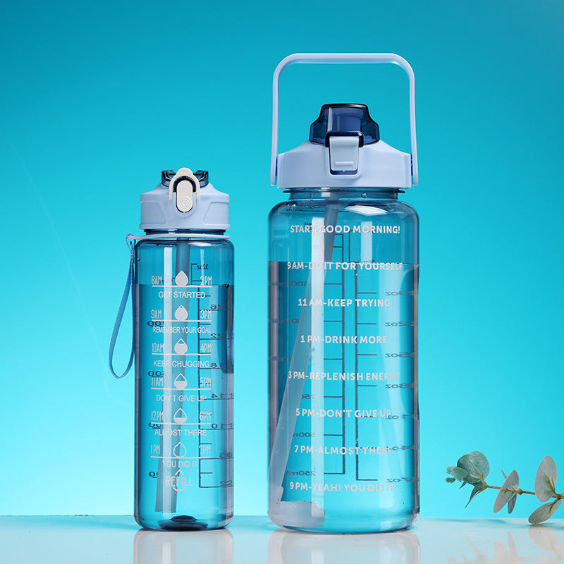 Women's Motivational Water Bottle with Time Markers Stornfield