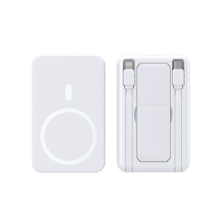 Wearable Wireless Powerbank with Integrated Usb Cables Stornfield