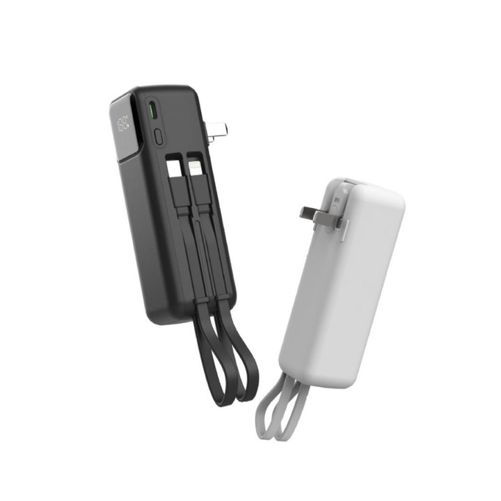 Portable power bank with integrated wireless charging function and LCD display Stornfield