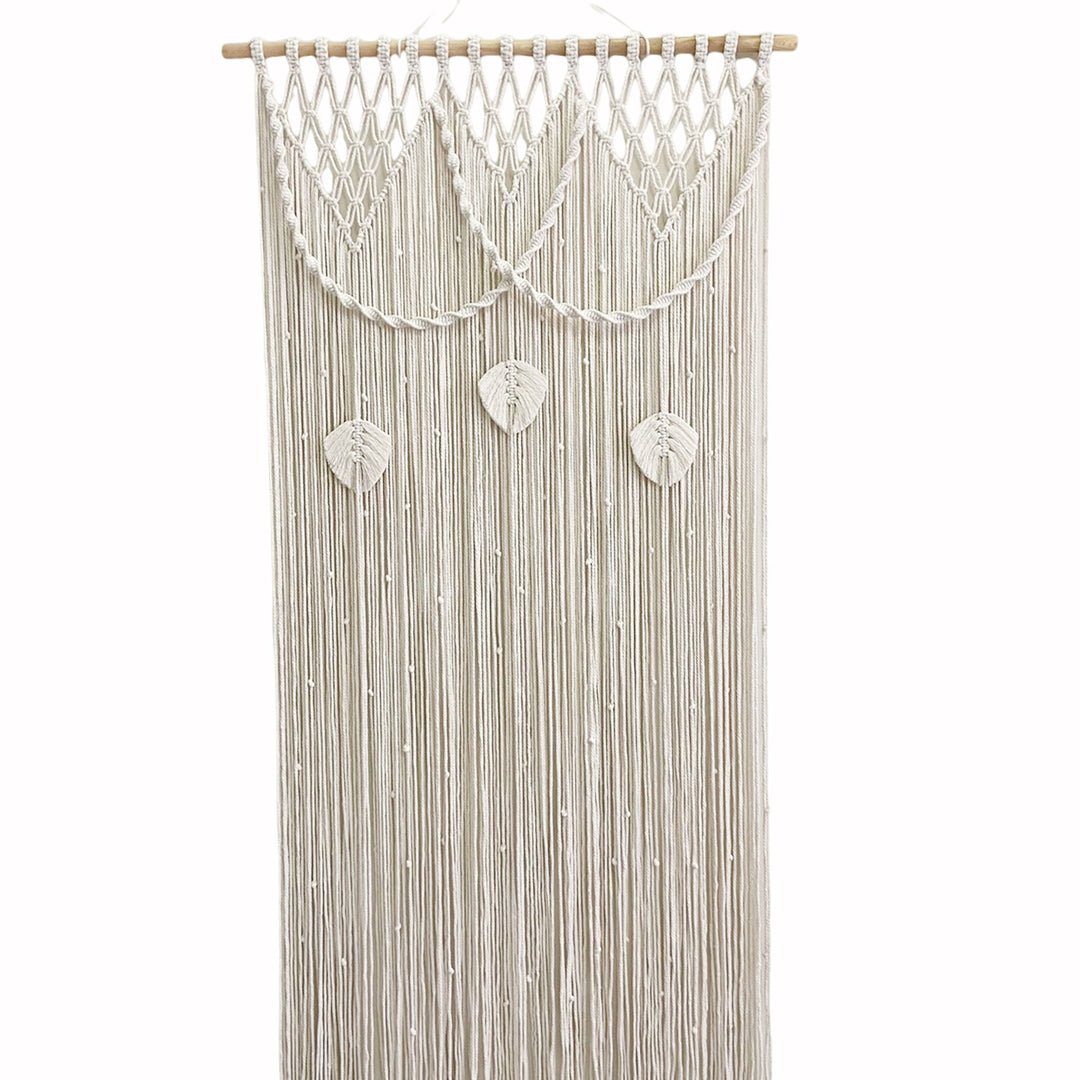 Macrame Leaf Motif Wall Hanging Stornfield