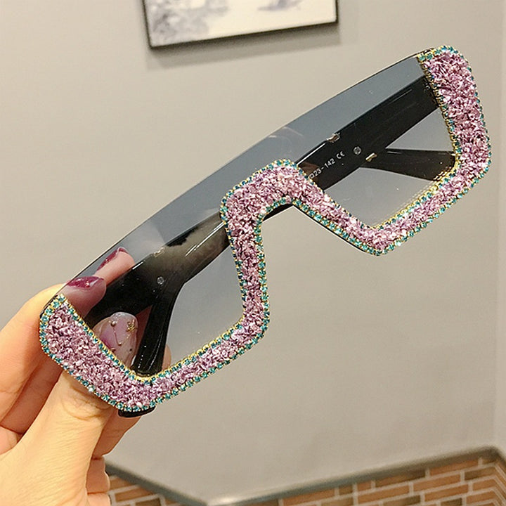 Ladies elegant glitter sunglasses with striking frame Stornfield
