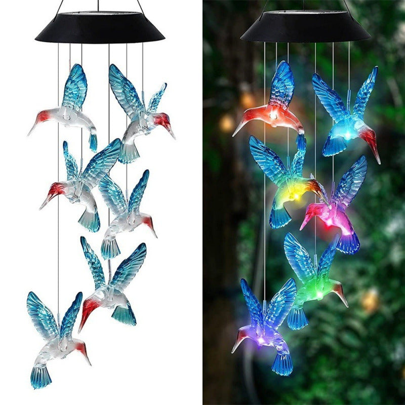 Decorative Flamingo Hanging Mobile Wind Chime Garden Ornament Stornfield
