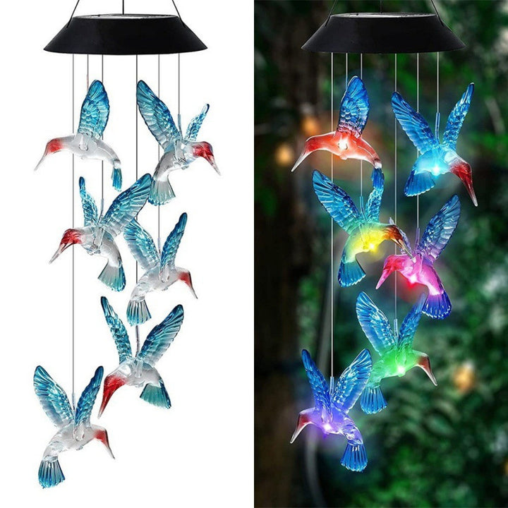 Decorative Flamingo Hanging Mobile Wind Chime Garden Ornament Stornfield