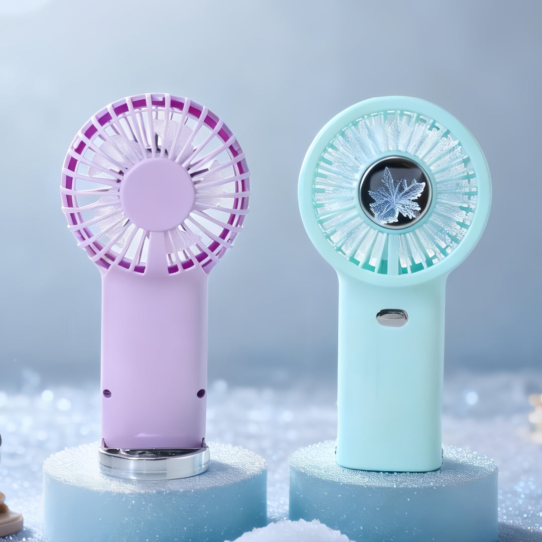 Ladies Portable Hand Fan with Innovative Cooling System Stornfield