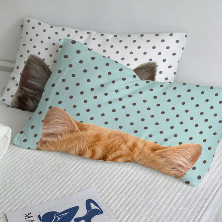 Fun Cat-Themed Decorative Pillow