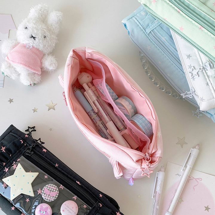 Star-Patterned Pencil Case Stornfield