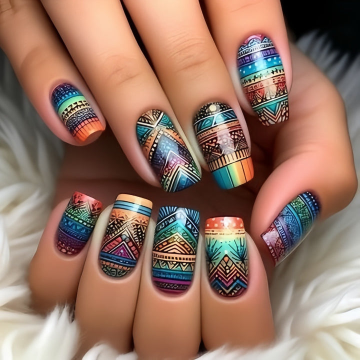 Creative Art Nails in Ethno Design Stornfield