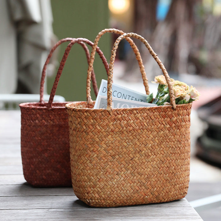 Unisex Braided Basket with Sturdy Handles Stornfield