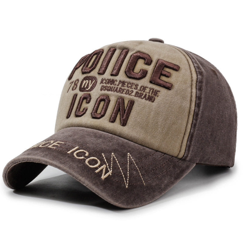 Men's Vintage-Inspired Embroidered Baseball Cap Stornfield