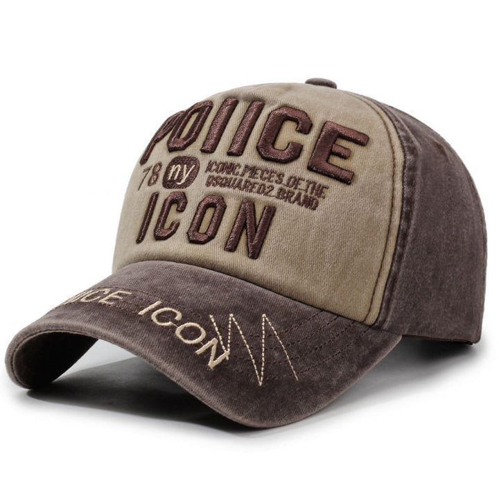 Men's Vintage-Inspired Embroidered Baseball Cap Stornfield