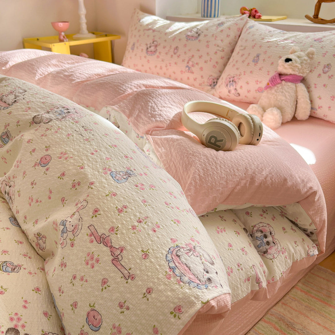 Floral Patterned Duvet Set