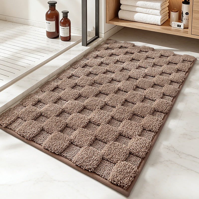 Plush Textured Bath Mat