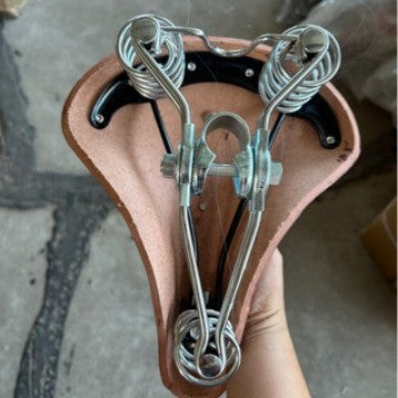 Premium Leather Bicycle Saddle Stornfield