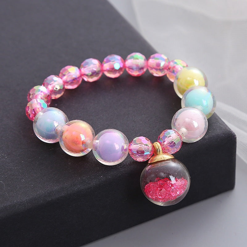 Bracelet Made of Colorful Glass Beads Stornfield
