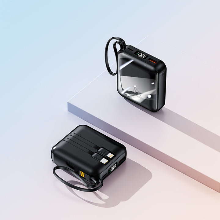 Fast charging power bank with integrated cable Stornfield