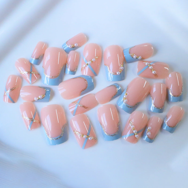 Elegant Decorative Acrylic Press-On Nails Stornfield