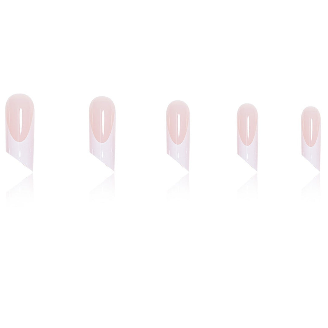 Elegant French Tip Acrylic Nail Art Extensions Stornfield