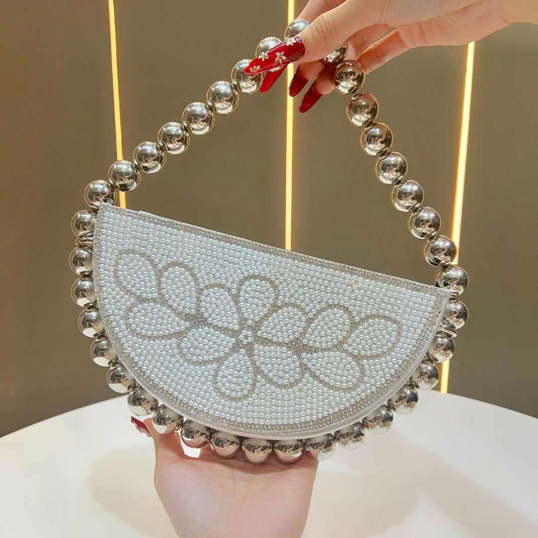Beaded Floral Evening Bag