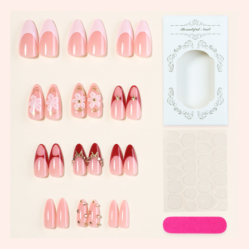 Decorative Nail Art Press-On Set Stornfield