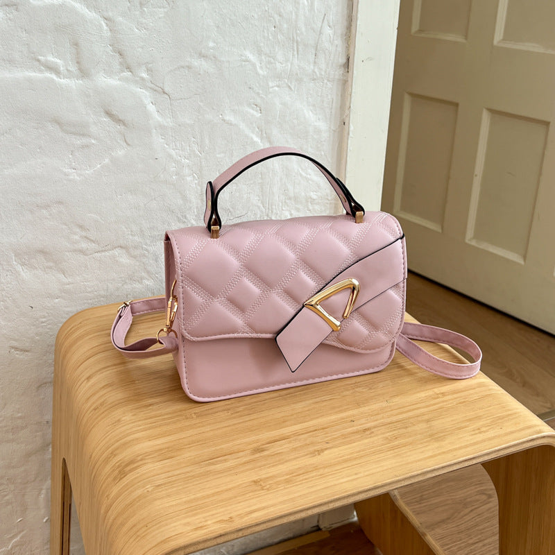 Quilted Structured Handbag