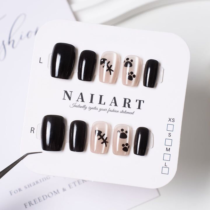 Artificial Nails in Stylish Ombre Design Stornfield