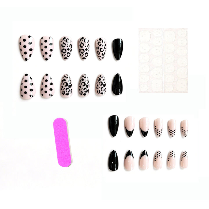 Decorative Almond-Shaped Nail Art Stornfield