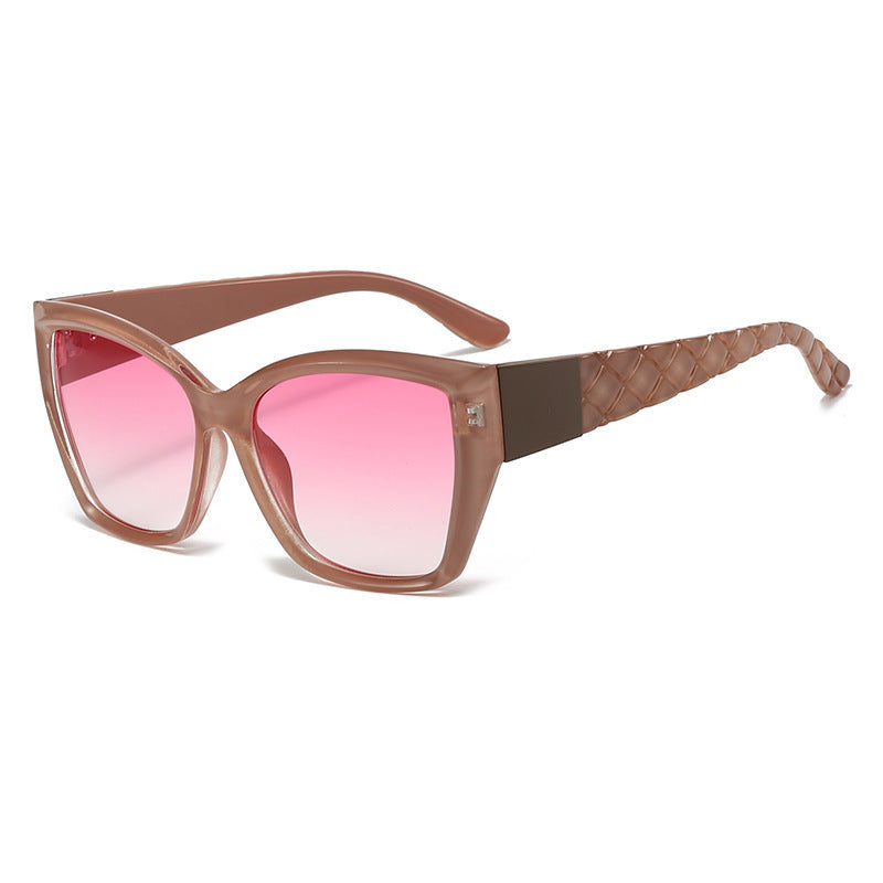 Ladies Oversized Cat-Eye Sunglasses with Stylish Accents Stornfield