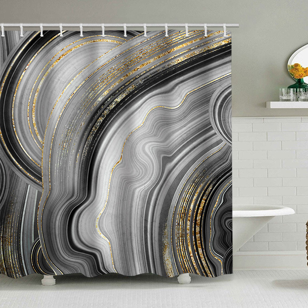 Artistic Marble Design Shower Curtain Stornfield