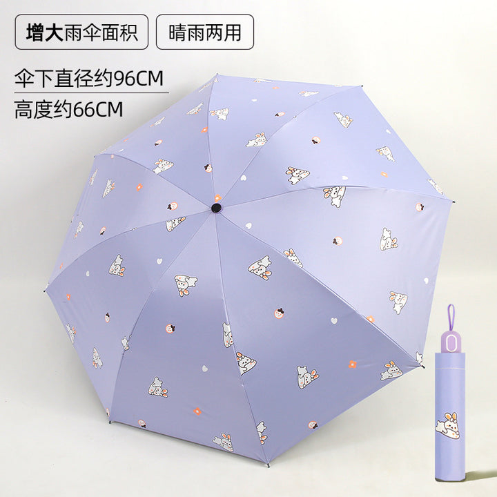 Women's Folding Umbrella with Animal Pattern Stornfield