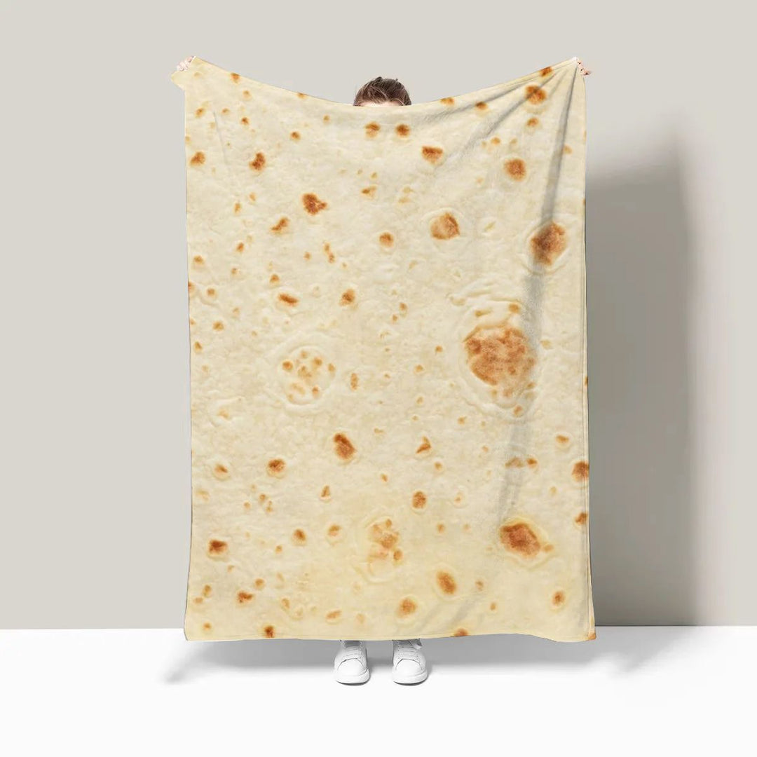 Decorative Food-Themed Throw Blanket