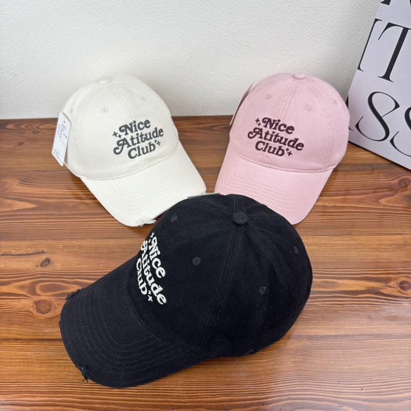 Men's Distressed Cotton Baseball Cap Stornfield 1784270476