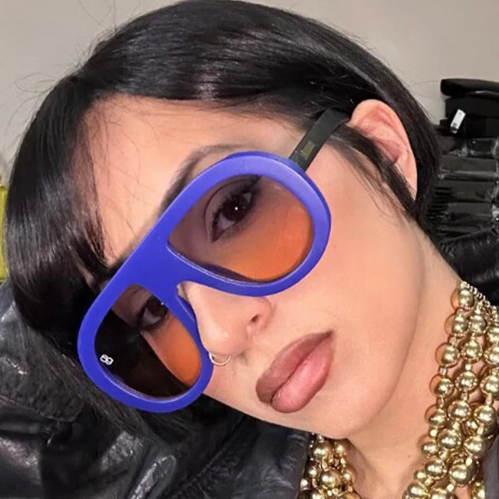 Ladies oversized sunglasses in futuristic design Stornfield