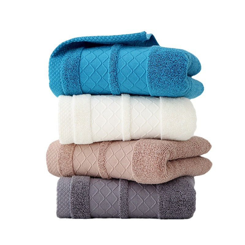 Elegant and Luxurious Terry Bath Towel with Fine Border Stornfield