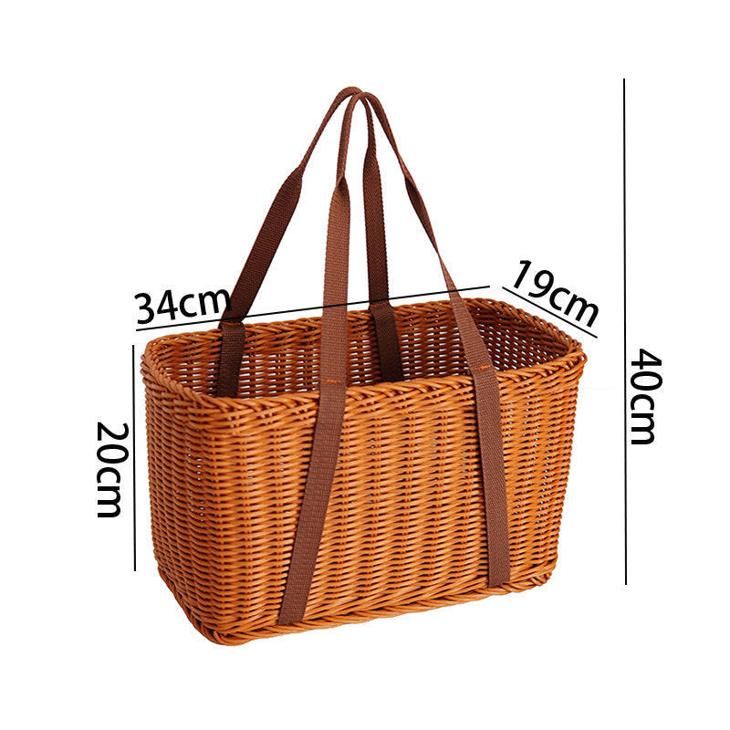 Woven Market Tote Basket Stornfield