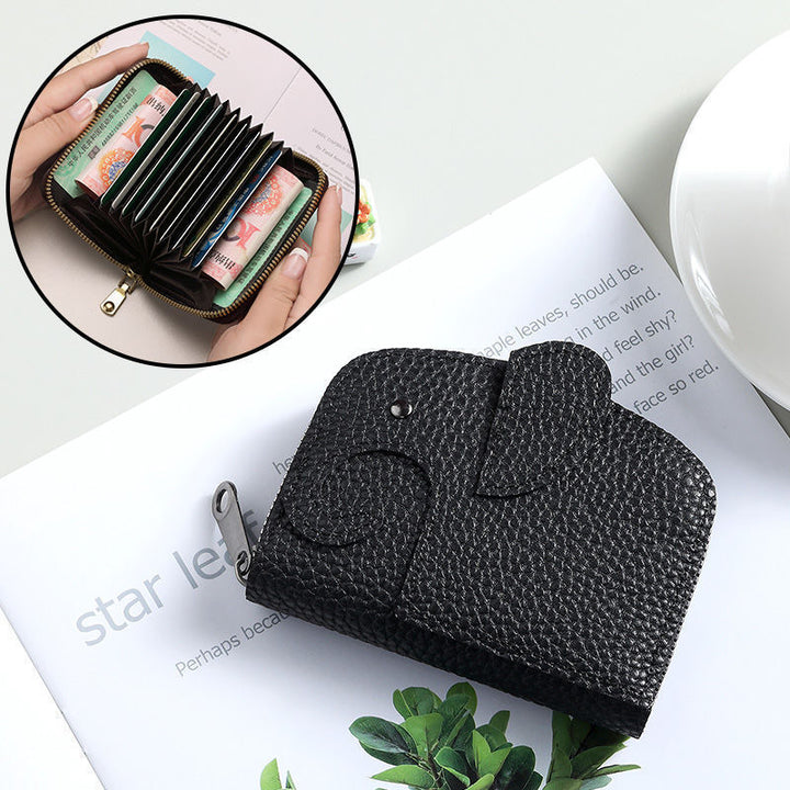 Multifunctional Zippered Card Wallet